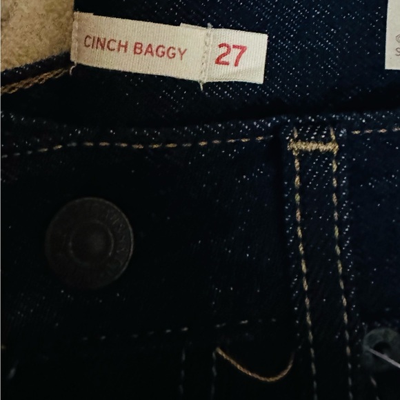 Women's Dark Blue Wide-Leg Jeans - Picture 9 of 15